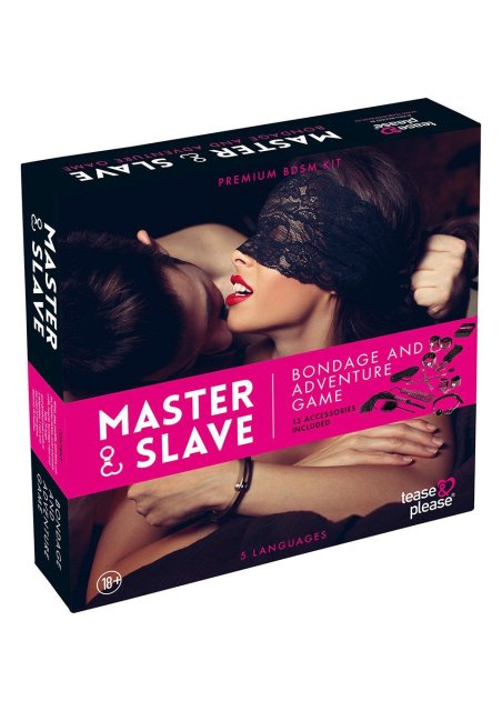 Master & Slave  -  Frækt Bondage Spil Til Par-Pink
