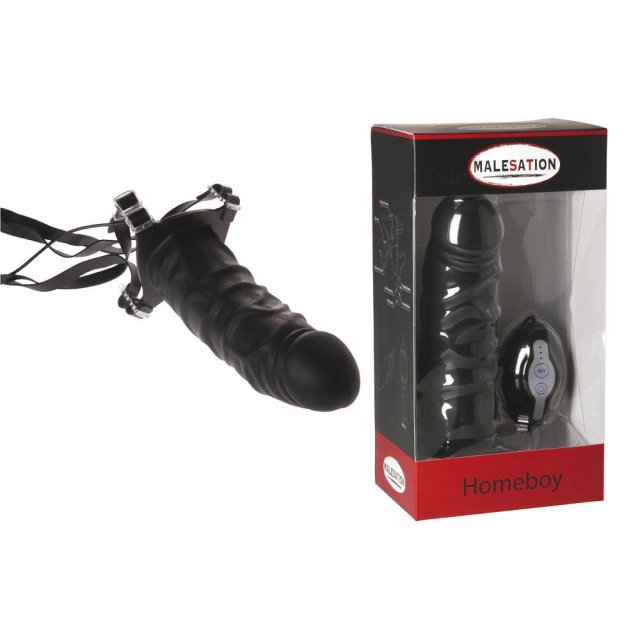 Malesation Homeboy  -  Hul Strap-On Med Vibrator