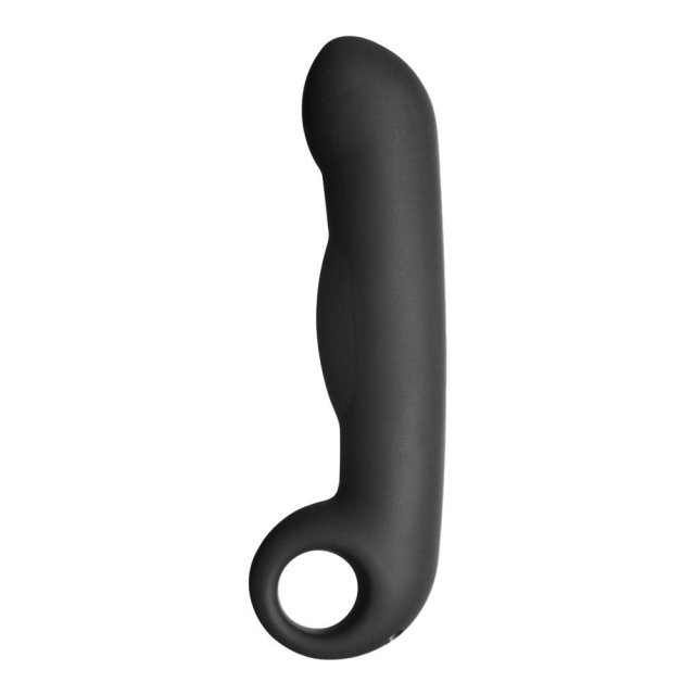 ElectraStim Silicone Noir Ovid - Elektro G-Spot Dildo