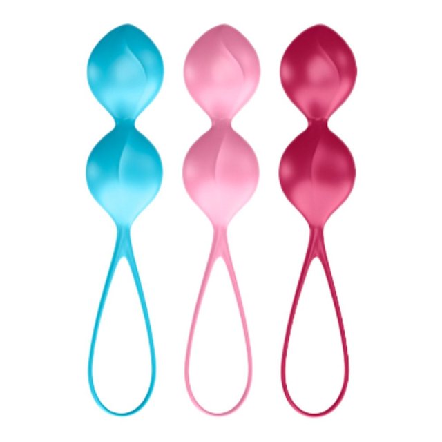 Satisfyer V Balls  -  Bækkenbundskugler  -  Sæt