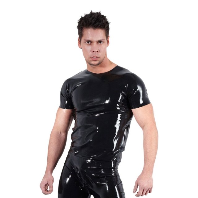 Late X Latex T-Shirt -XXL