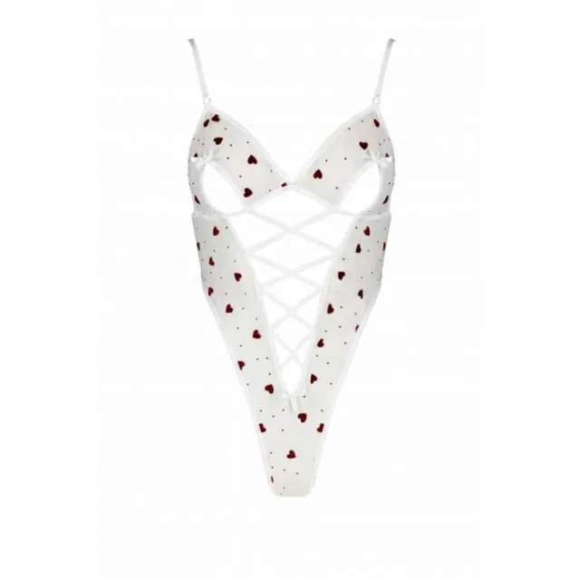 Passion Lovelia Bodystocking Hvid - XXL/XXXL